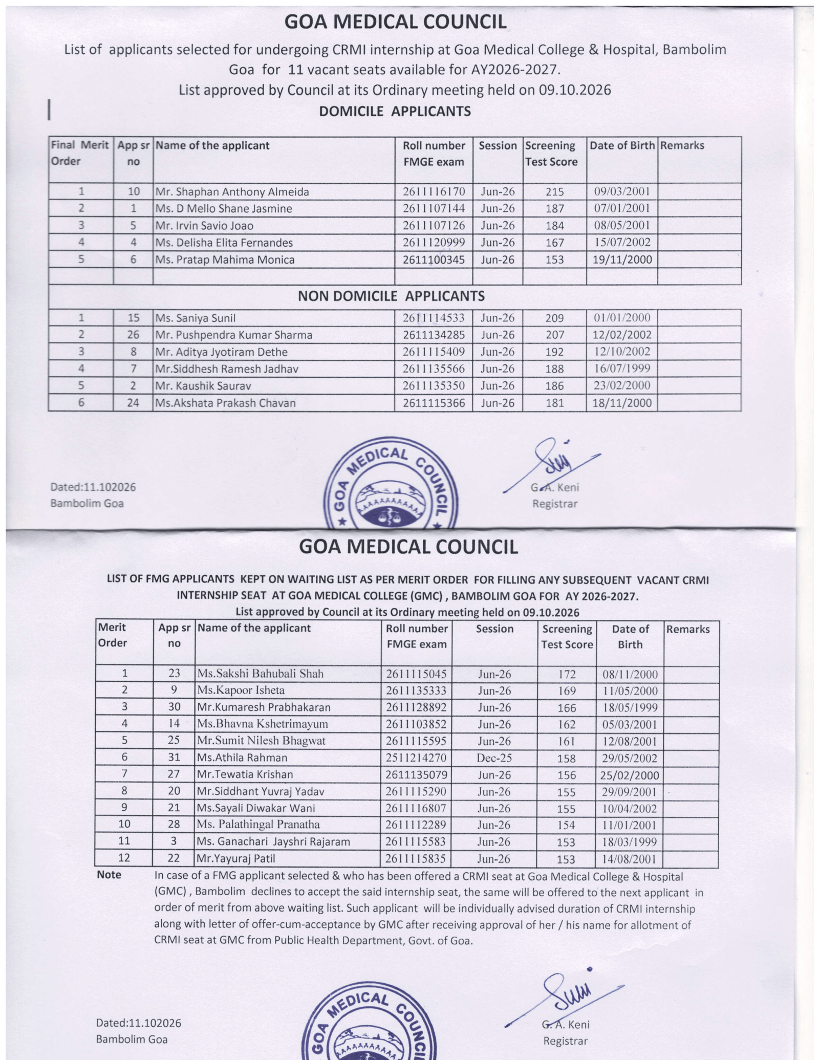 Press Note